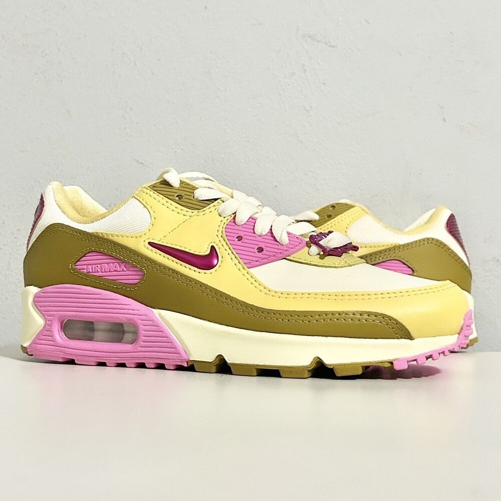 Nike Wmns Air Max 90 SE “Bronzine Pink” Women’s Size 6.5 Lifestyle Sneakers